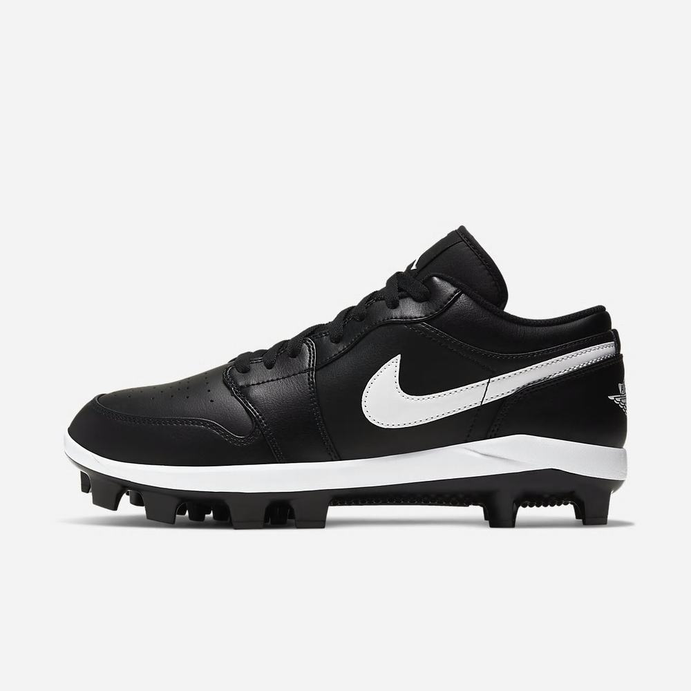 Crampon Baseball Nike Jordan 1 Retro MCS Low Noir 8701-235 Black/White/White Homme | YDR-13885378